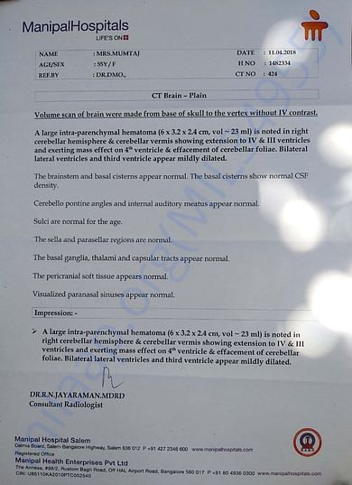 Hospital document