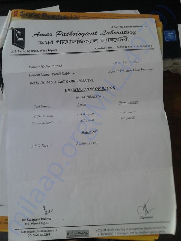 MEDICAL REPORT