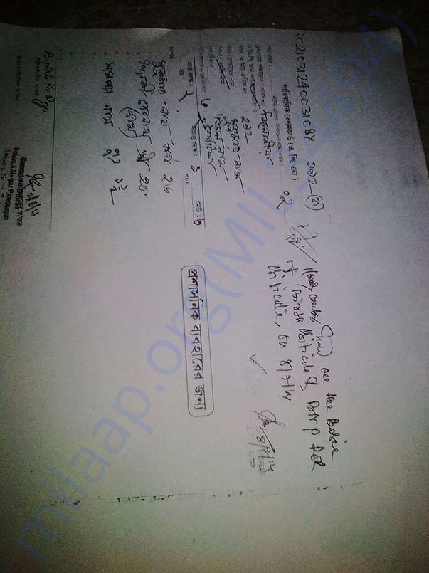 Family ration card