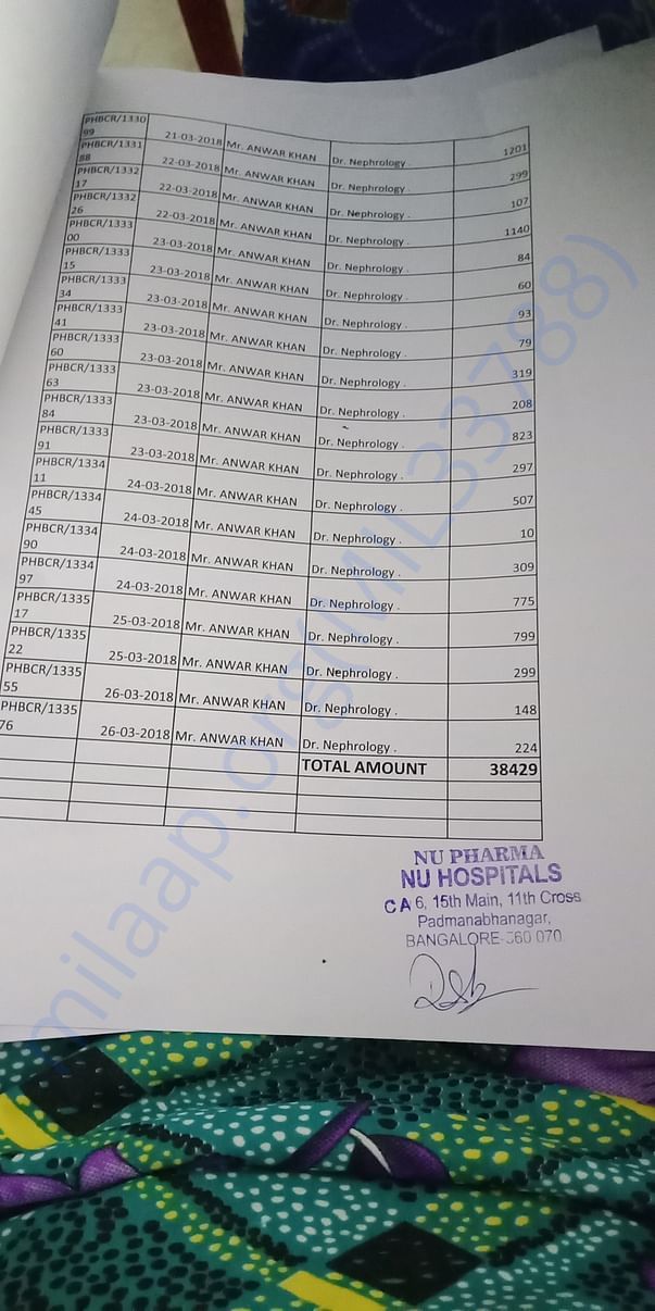 Medical Bills .