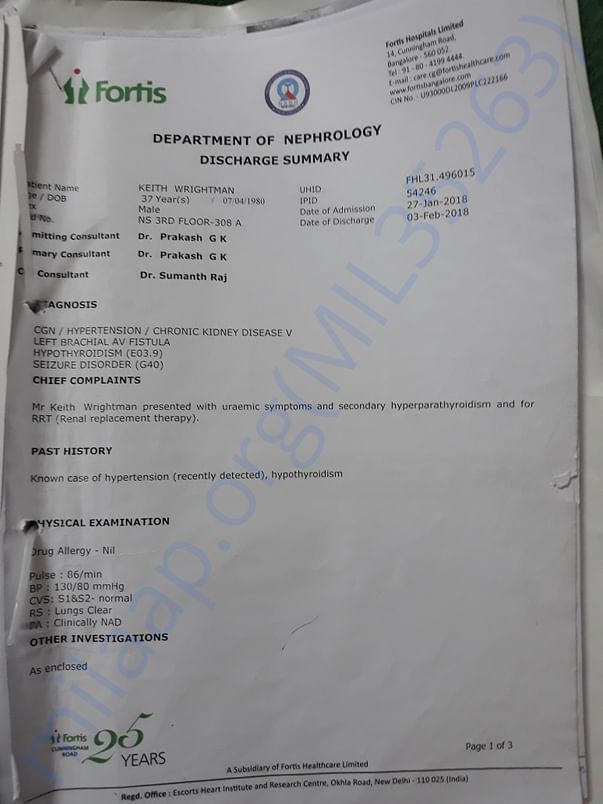 Discharge summary