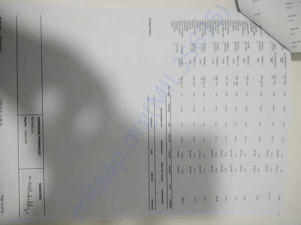 Medical bill