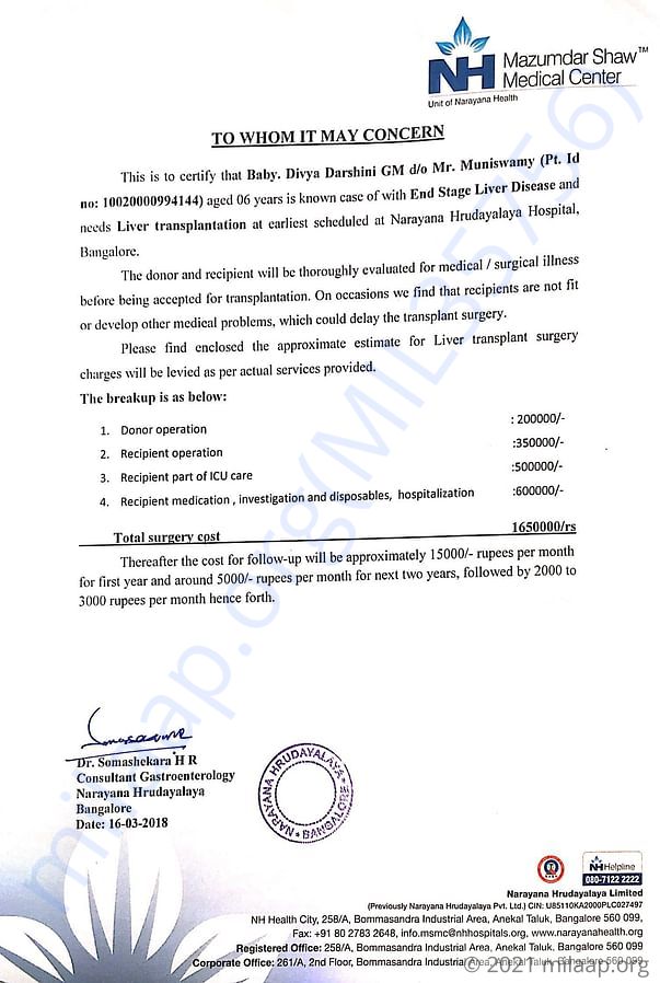 Estimation Letter