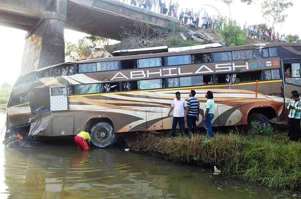 Bus got accident