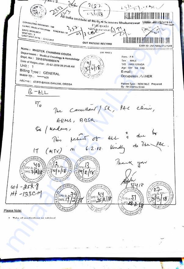 medical document