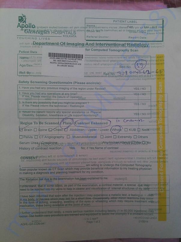 medical report
