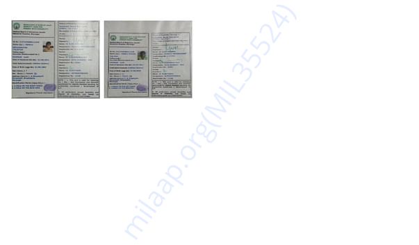 Disability Certificates of Sister Vanitha's Two Daughters
