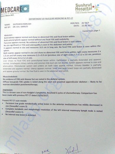 pet ct report