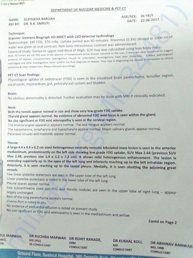 pet ct report