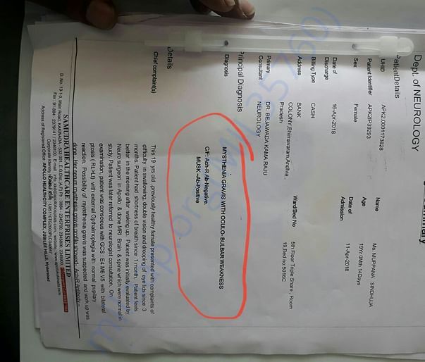 Medical report