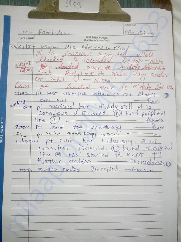 Hospital records