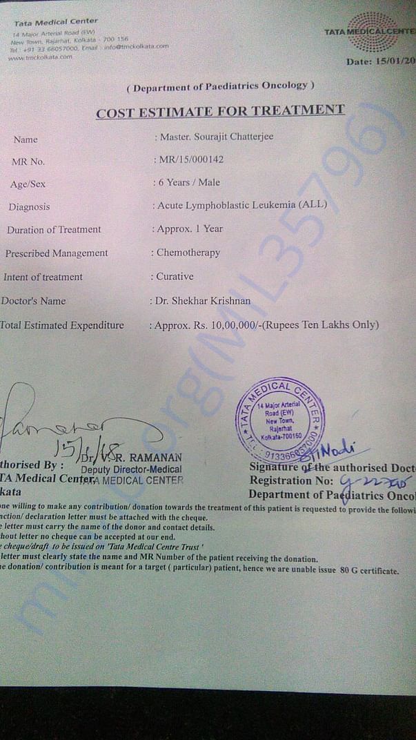 Estimate Letter