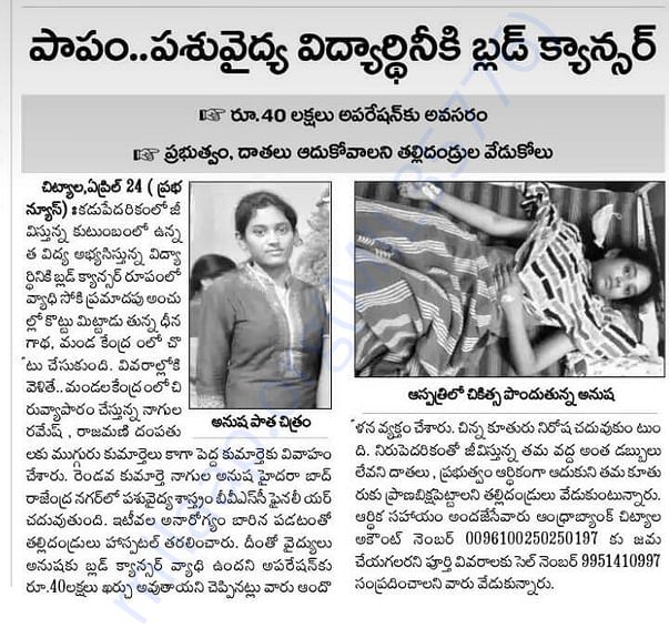 News paper article