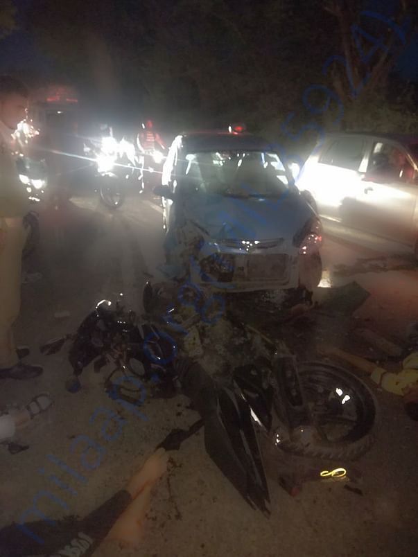 Accident Images captured by media.