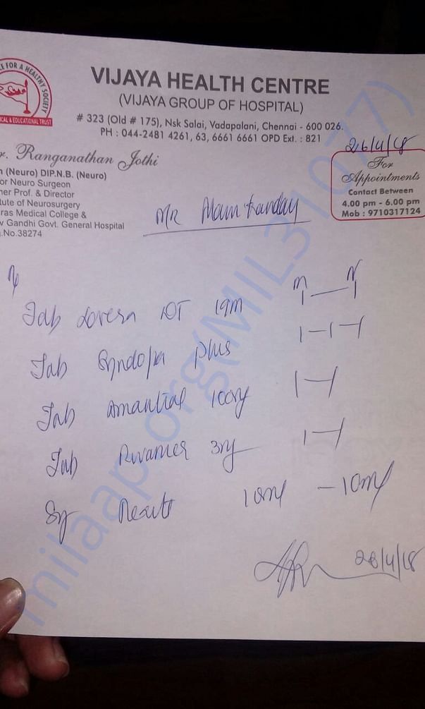 Medical prescription