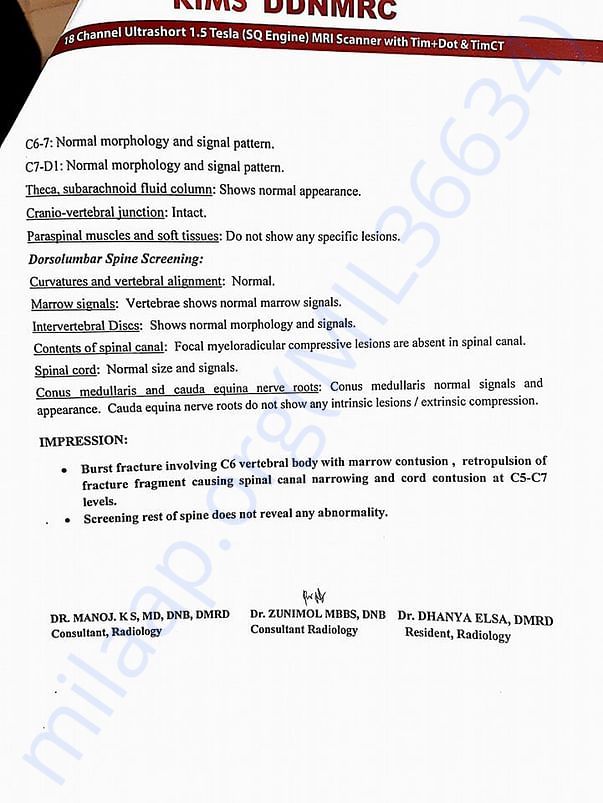 medical report