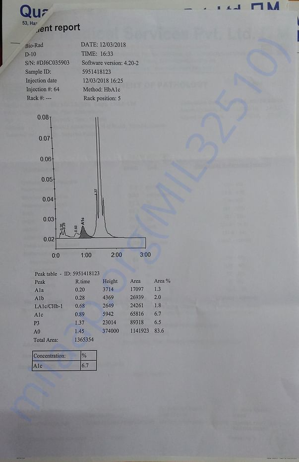 HbA1C Report - 02