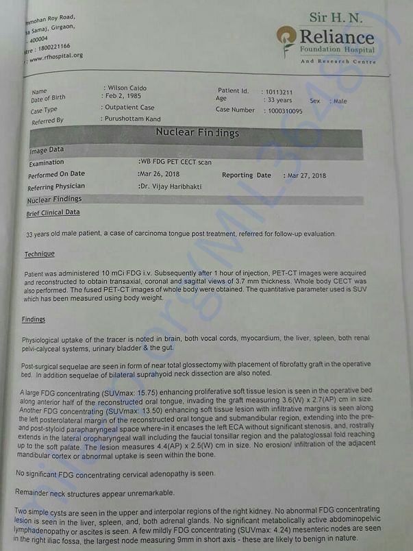 Medical report