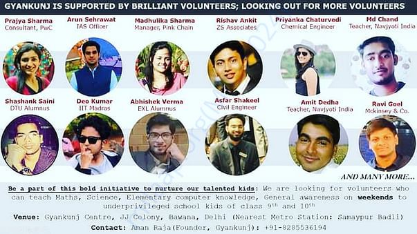 Thanks to all our well wishers and volunteers at Gyankunj.