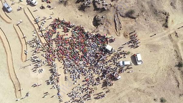 Participation of 8500 people's on Mahashramdaan