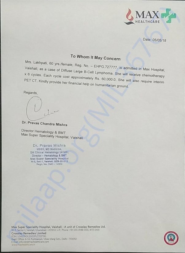 Doctor's advise on further treatment