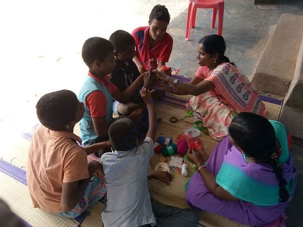 OUR TEACHERS TEACHING THE CHILDREN
