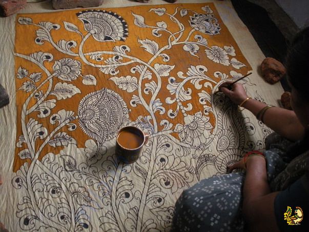 Traditional Kalamkari is tedious and long process