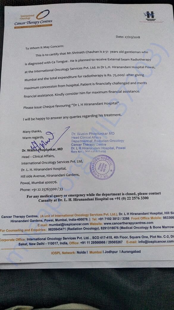 Radiation Cost Certificates