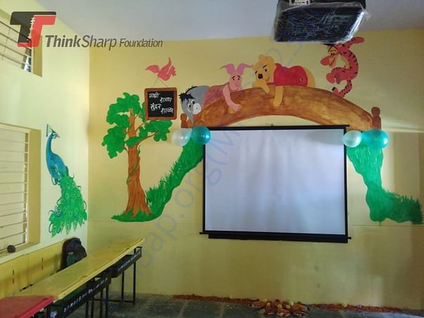 Digital Class set up at Z.P School Kalegain,Dist.Buldhana