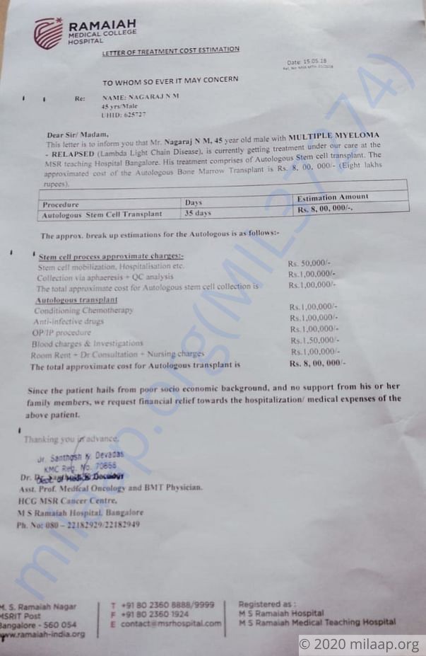 Estimation Letter