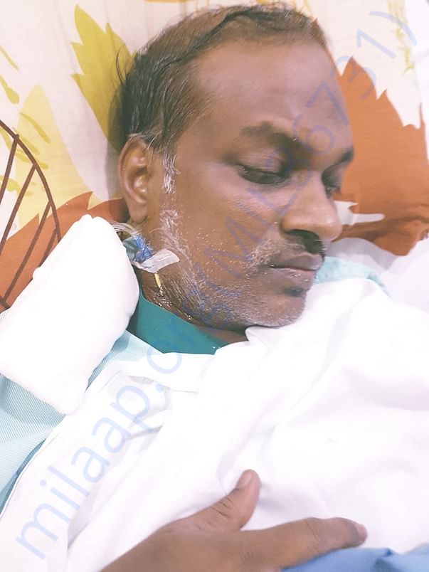 He is undergoing dialysis