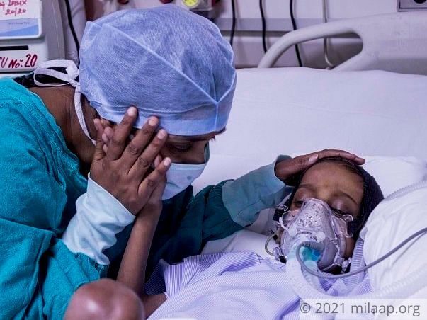 Mother Breaks Down Unable To Save Her 6-year-old Who Is Critically Ill