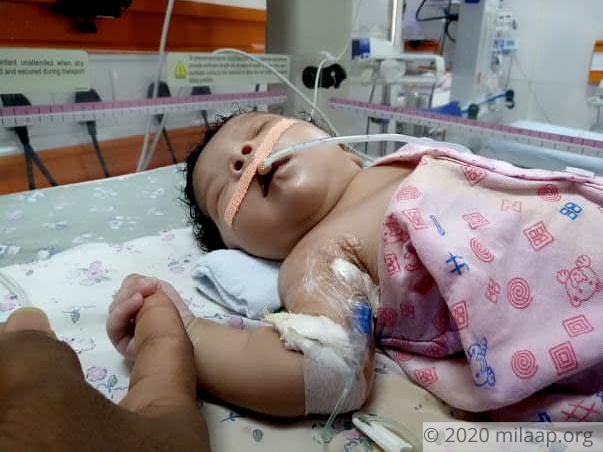 Father Forced To Sleep On Road Side Struggles To Save Baby Girl