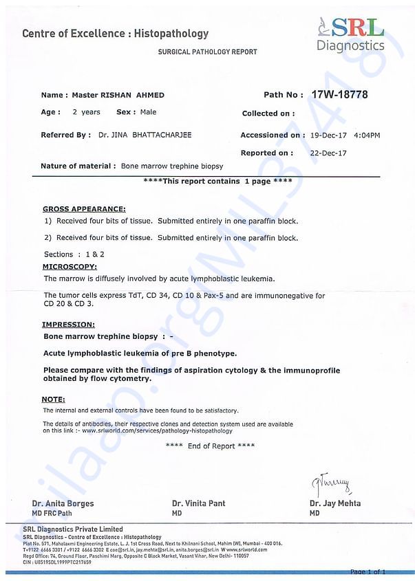 Diagnosis Report