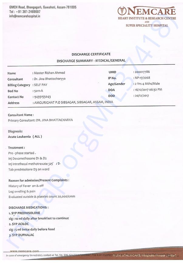 Medical report