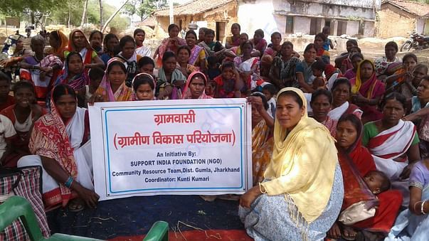 Our Rural community resource team at Halmati village in Gumla