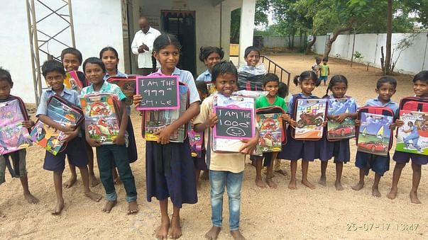 Mission 1000 Smiles - achieved at Marrigudem village in Nalgonda Dist