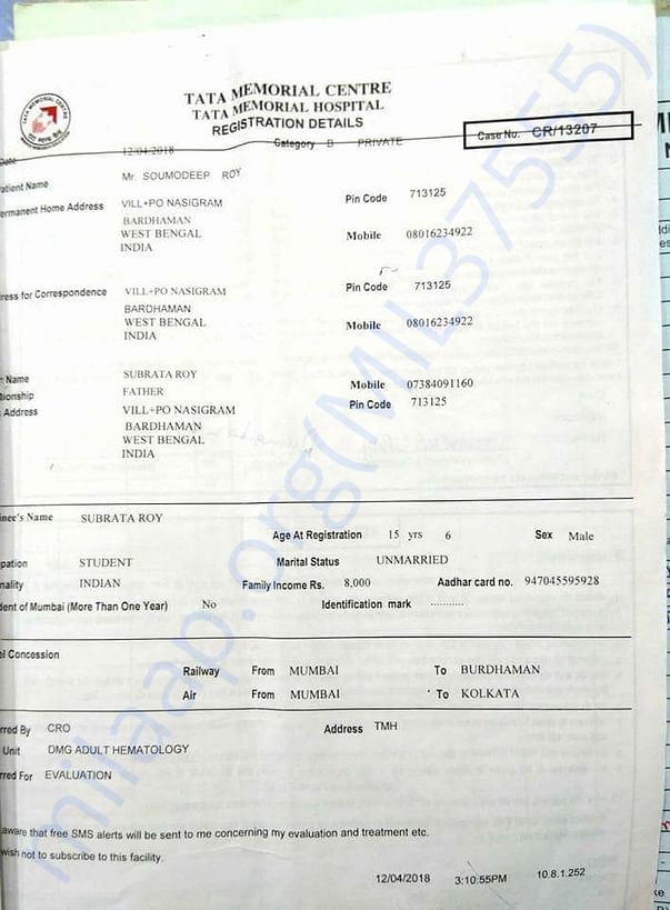 Medical report