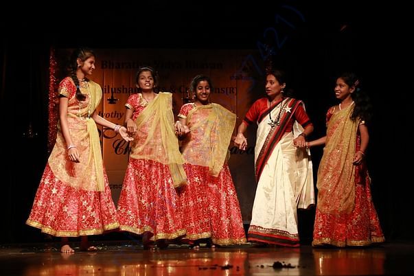 Differently abled Children being trained and performance