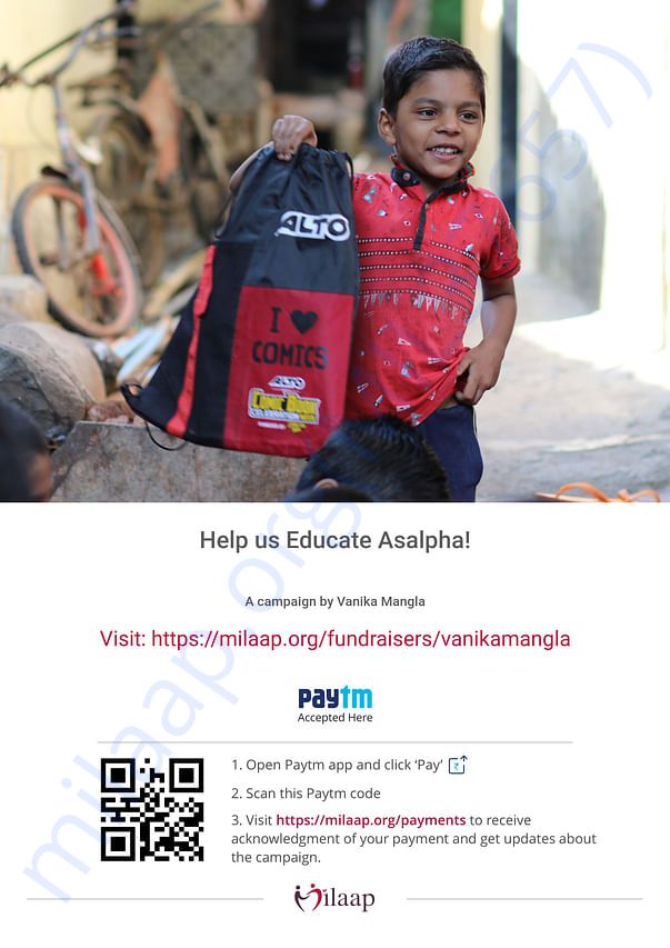 Help us educate Asalpha
