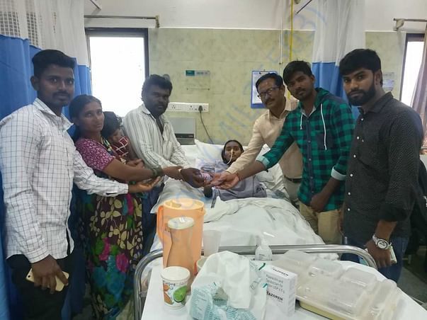 Donating 82,000/- with the help of my friends