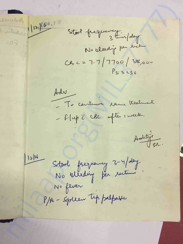 Visit Summary & Doctor Remarks