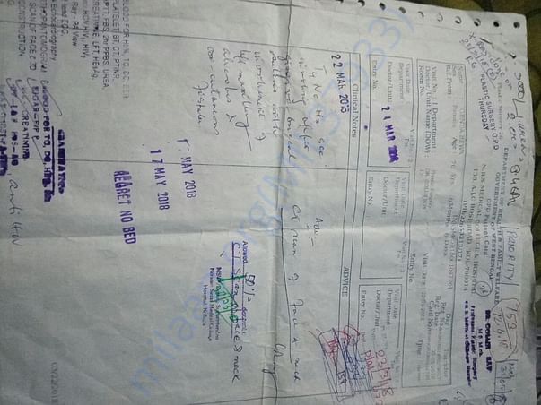 Hospital certificate