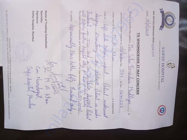 Doctor's report