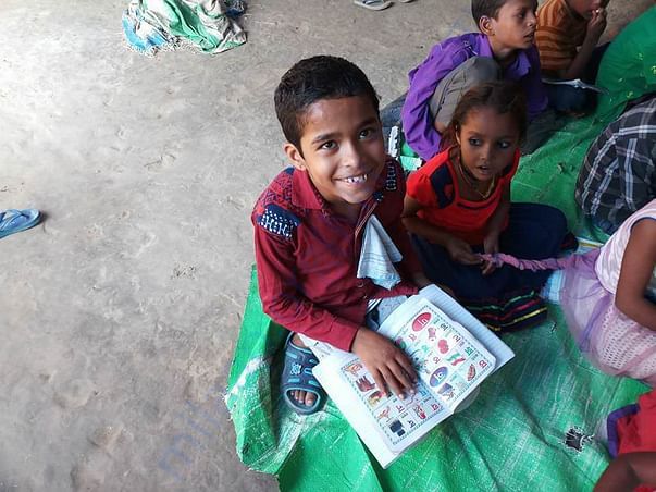 Differently-abled child getting lessons at our academy