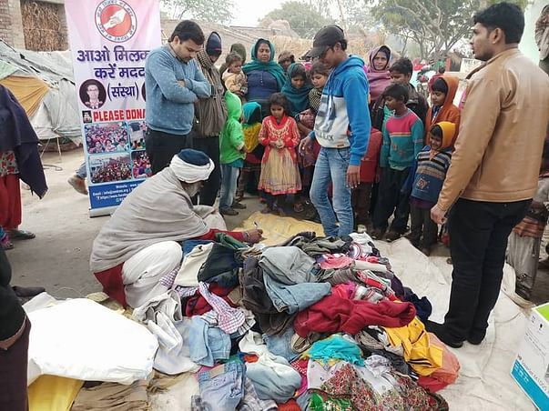 Cloth collection done by our organization