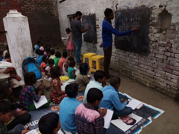 Teachers of academy at work