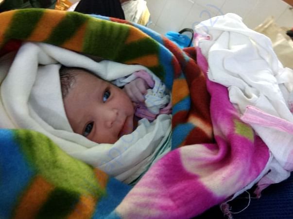 Her one day born BABY, away from her mother LOVE and CARE since birth