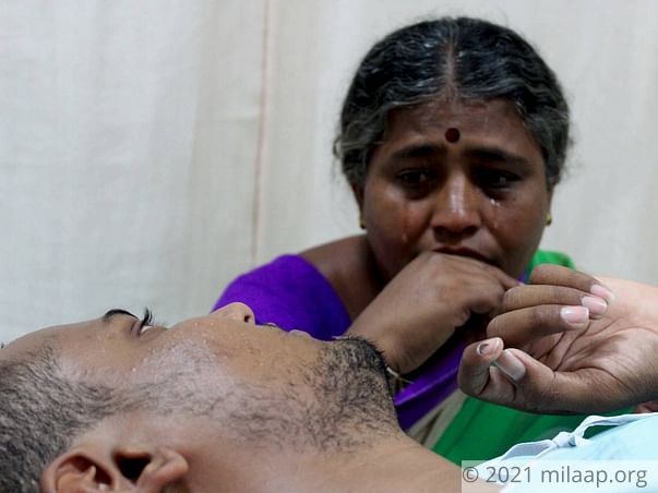 20-year-old Sunil is battling with a severe blood disorder