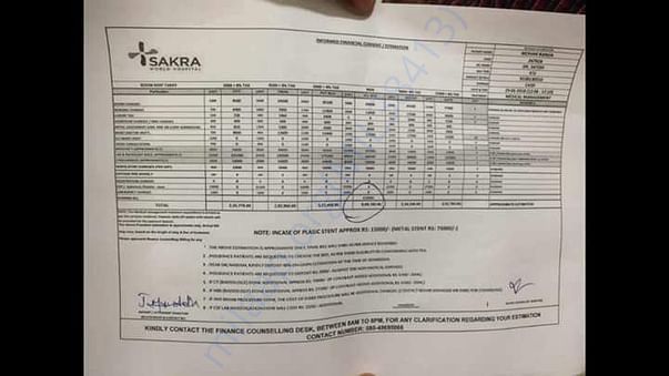 Medical bill